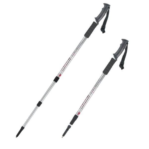 Nordic hiking walking stick telescopic anti shock trekking pole