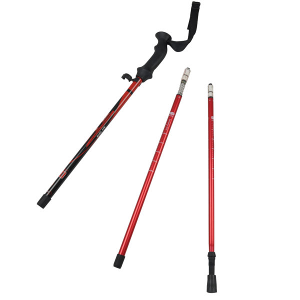 Custom high quality hiking pole aluminium adjustable trekking poles walking stick - Image 6