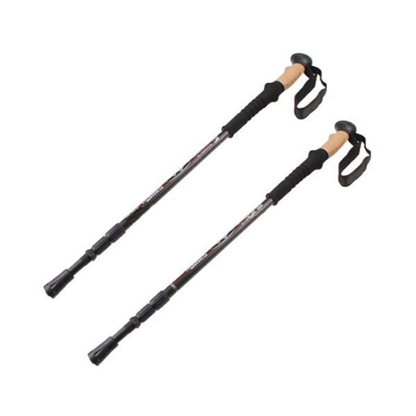 Telescopic anti-shock alpenstock trekking pole, custom telescopic pole, telescopic flexible pole