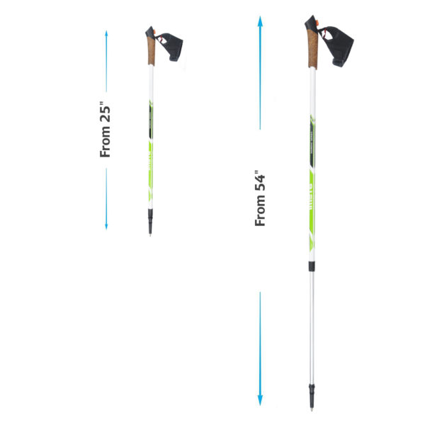 Custom hiking pole aluminum 7075 set of two internal lock exerstrider walking poles - Image 6