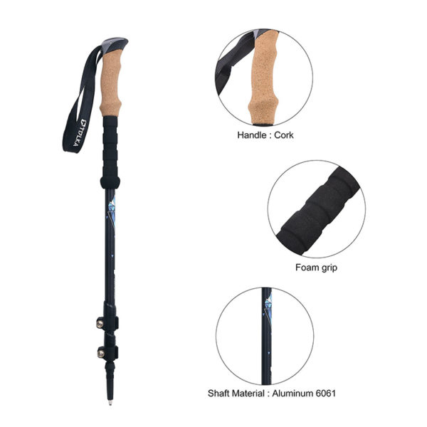 Hot Sale Latest China OEM/ODM EVA grip handle aluminum walking pole