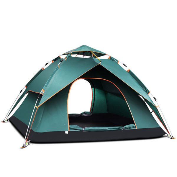 Custom waterproof pop up hiking large family 3 4 person outdoor camping tent - Image 2