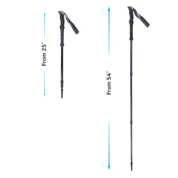 High quality custom trekking pole multi-function hiking sticks with bag - Image 4