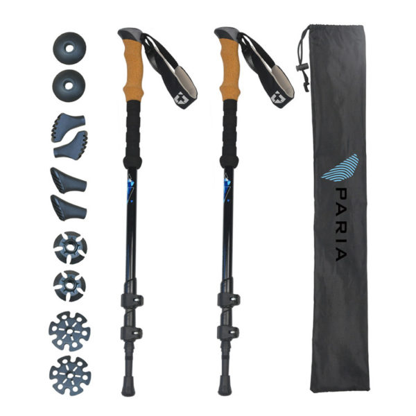 Custom Adjustable 3 Sections Alpenstock Walking Sticks Telescoping Hiking Trekking Pole - Image 6