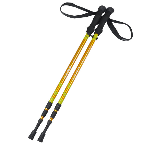 Custom adjustable hiking moutain-climbing sticks  multi purpose trekking stick poles