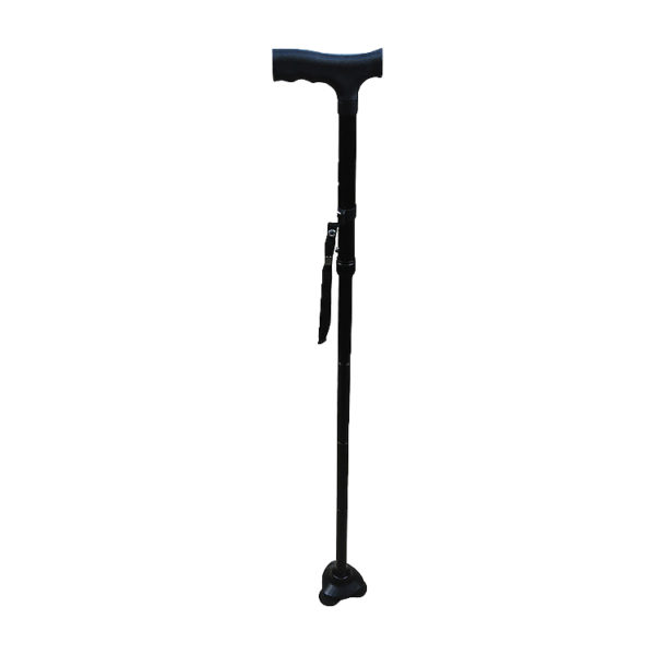 Custom new design elder man free standing walking cane aluminium portable folding walking sticks for old