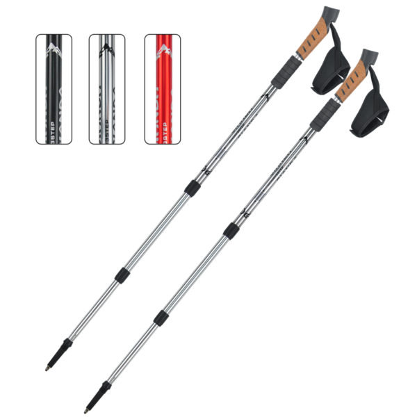 High quality free design custom trekking pole adjustable nordic walking stick - Image 5