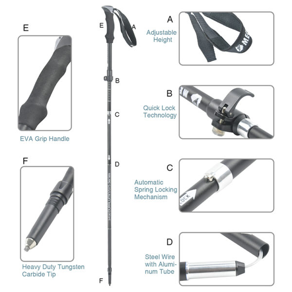 Popular Design OEM/ODM grip handle walking stick - Image 5