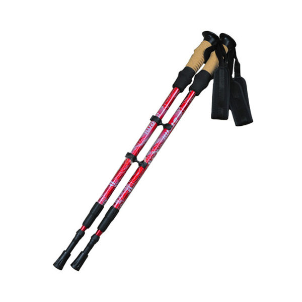 Collapsible stainless steel walking stick, alpenstock walking stick, walking stick cane