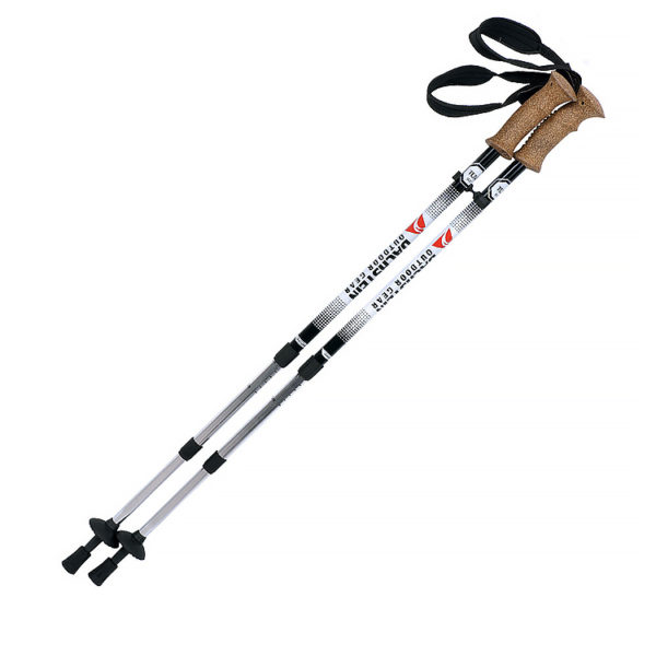 2020 new style Telescopic Aluminum climb trek, mountain stick, hiking walking stick - Image 2