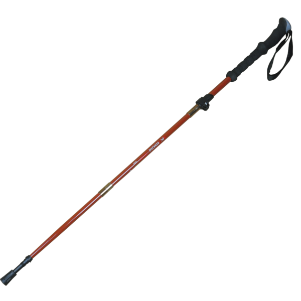 New arrival portable carbon fibre walking stick cane hiking foldable trekking poles - Image 2