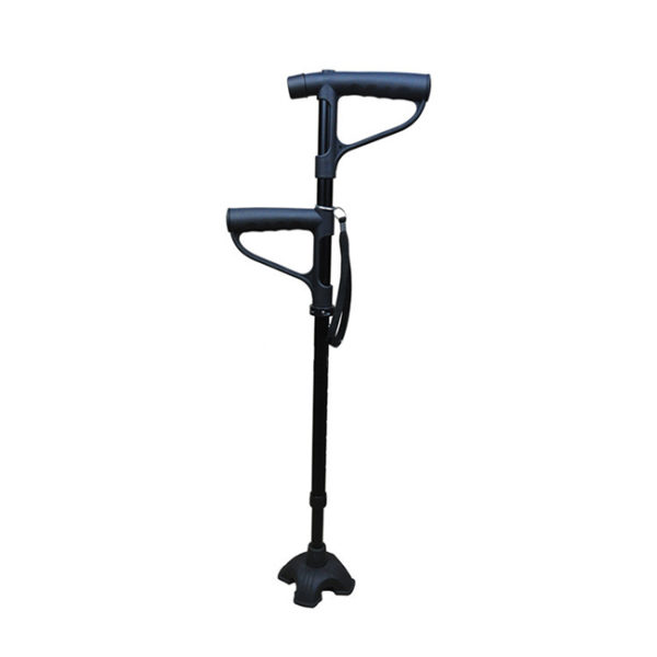 GS Approved aluminum telescopic crutch, walker crutch, elderly people walking stick with led light - Image 2