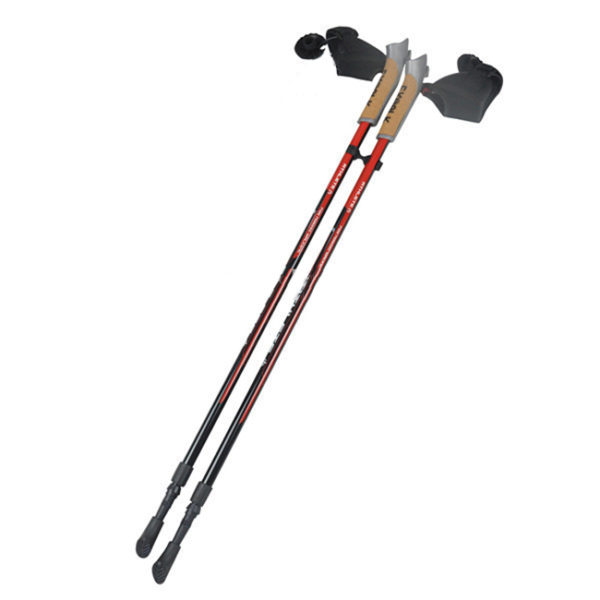 Anti Shock & Retractable locking mechanisms walking poles, foldable walking stick, mountain stick