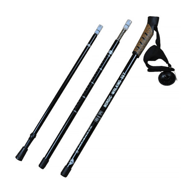 Customized High quality inflatable walking stick, anti-shock walking trekking poles, hiking sticks pair