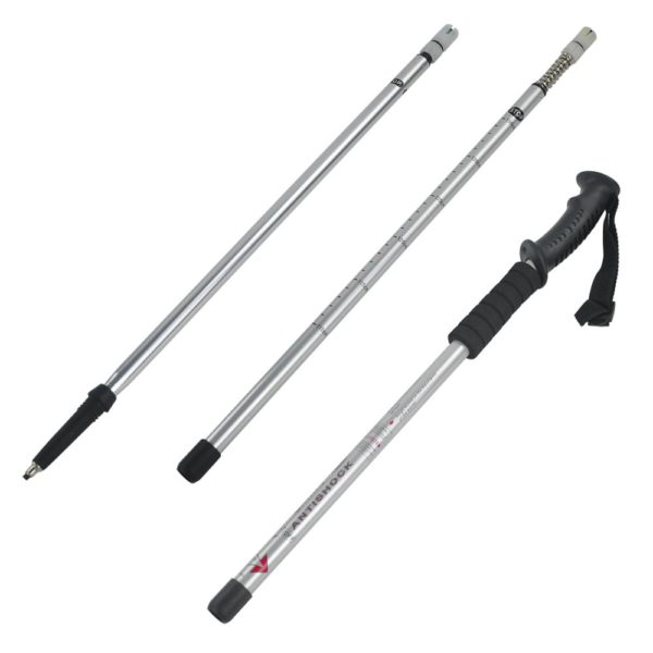 Aluminum 6061 telescopic  plastic handle trekking pole hiking stick sticks for Nordic walking - Image 3