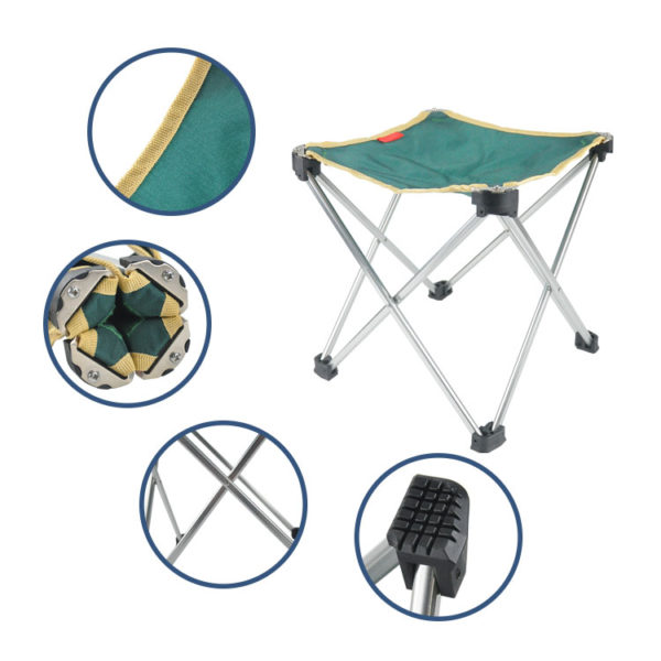 Aluminum alloy outdoor folding camping hiking fishing stool chair fishing - Image 2