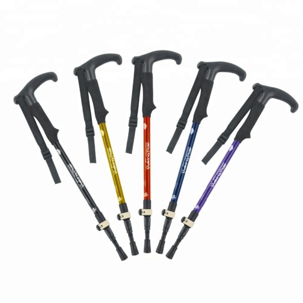 Ultralight adjustable external lock aluminum 7075  walking cane trekking poles hiking sticks - Image 3