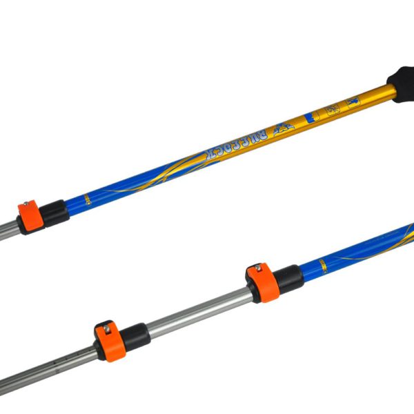 Factory price Anti Shock Retractable aluminum telescopic hiking trekking poles - Image 5