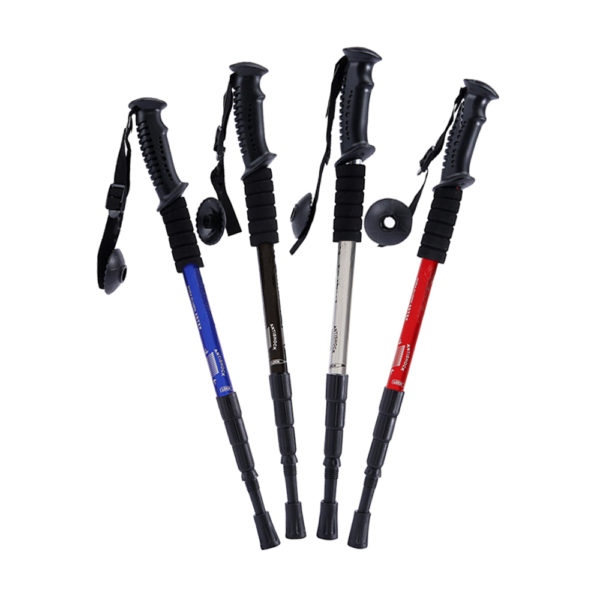 Factory price Anti Shock & Retractable trekking stick, alpenstock, hiking poles