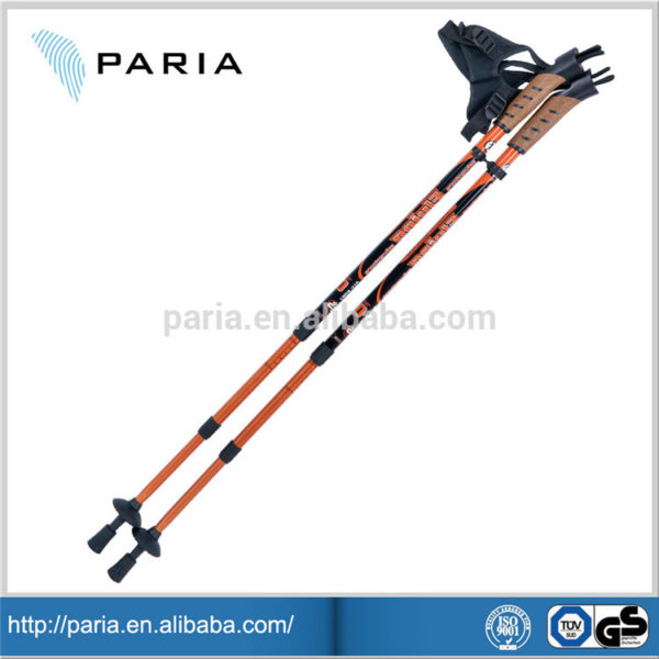 Anti Shock & Retractable cheap carbide tip walking stick, trekking pole carbide tipped - Image 3