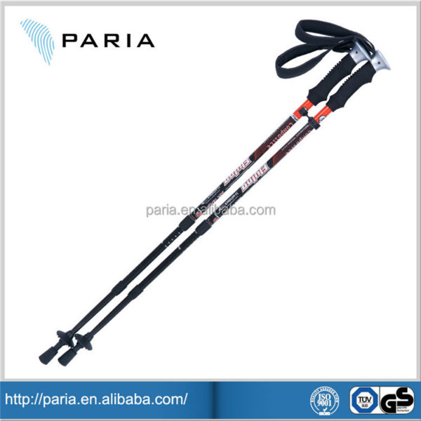 50% carbon fiber external quick lock stick telescopic trekking pole with camera mount - Image 3