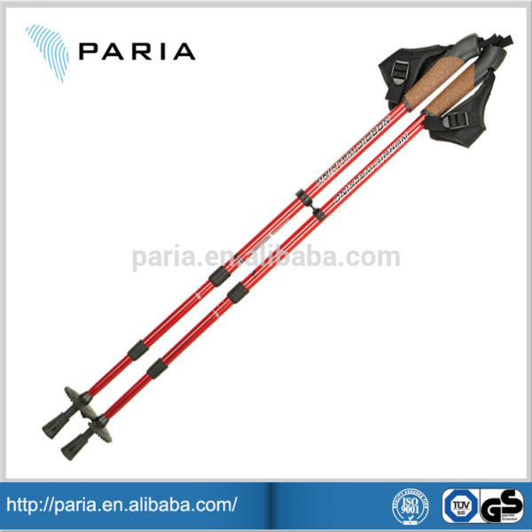 Anti Shock & Retractable cheap carbide tip walking stick, trekking pole carbide tipped - Image 4