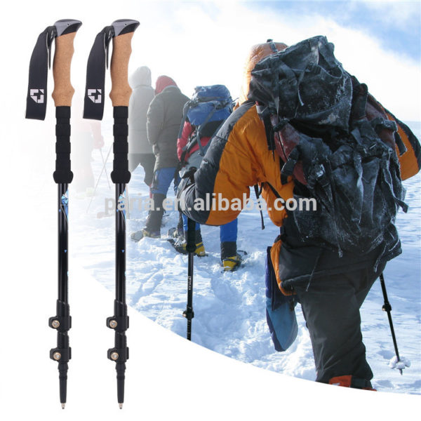 External Lock Extreme Light Carbon Fiber Trekking Pole Hiking Pole Stick - Image 3