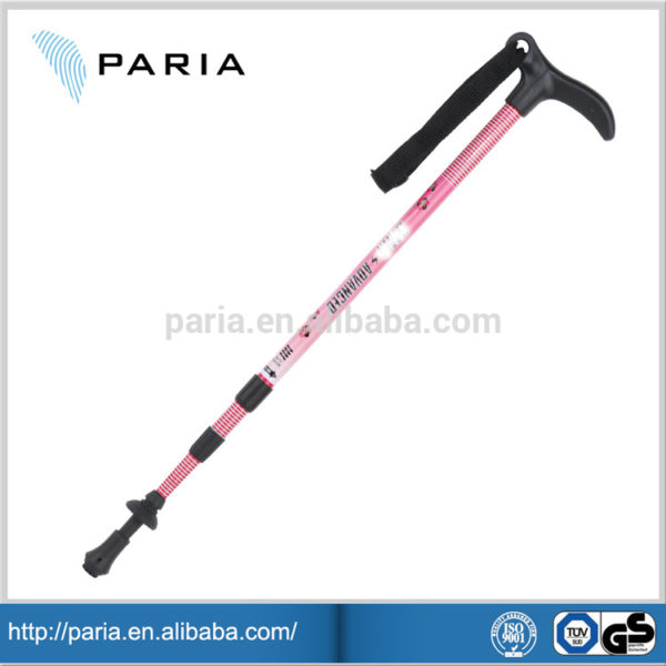 Anti Shock & Retractable cheap walking stick for hiking, telescopic walking stick - Image 4