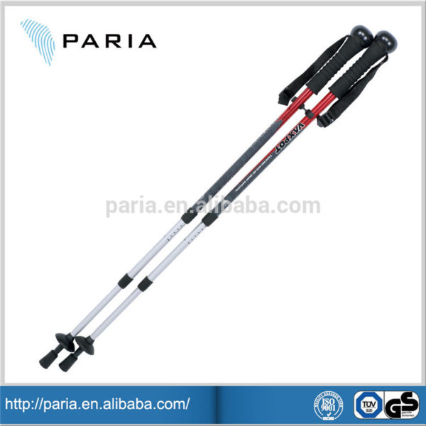 50% carbon fiber external quick lock stick telescopic trekking pole with camera mount - Image 4