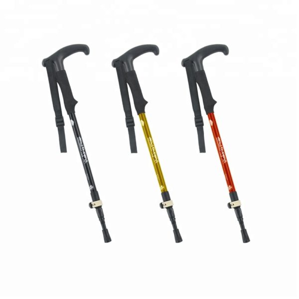 Ultralight adjustable external lock aluminum 7075  walking cane trekking poles hiking sticks - Image 2