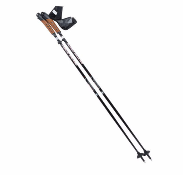 quick lock flexible nordic fiberglass trekking pole