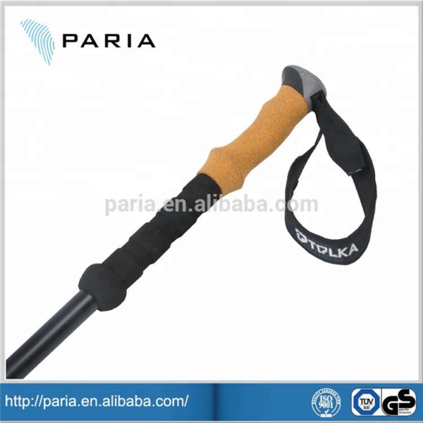 Folding Ultralight hiking walking backpacking carbon stick, walking stick, carbon fiber stick - Image 2