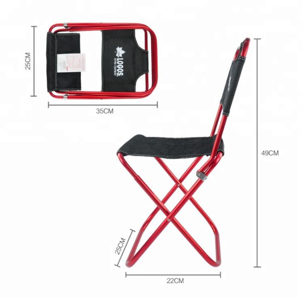 Aluminum alloy outdoor chair camping fishing folding travel stool - Image 5