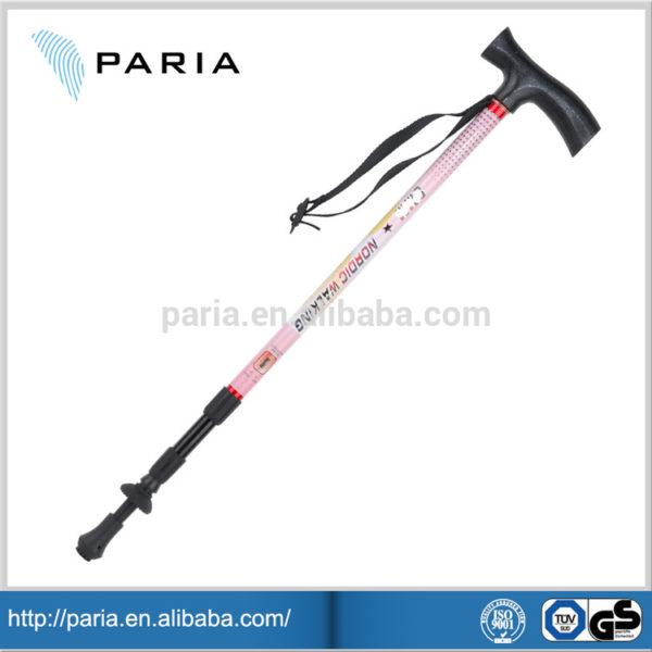 Anti Shock & Retractable cheap walking stick for hiking, telescopic walking stick - Image 2