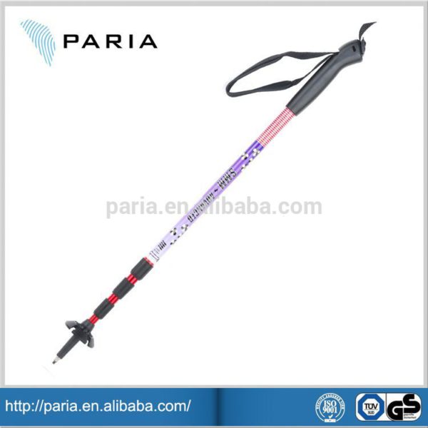 Anti Shock & Retractable cheap carbide tip walking stick, trekking pole carbide tipped - Image 6