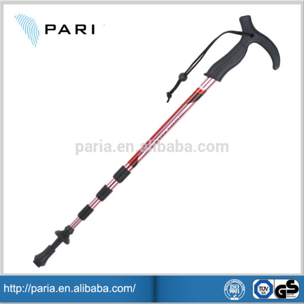 Anti Shock & Retractable cheap walking stick for hiking, telescopic walking stick - Image 6