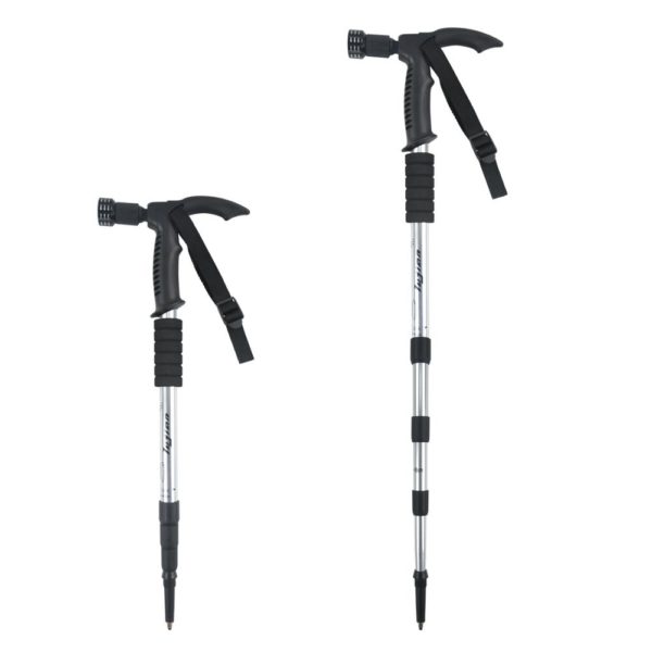 Hot sale nordic alpenstock hiking walking stick plastic handles trekking poles carbon fiber making supplies