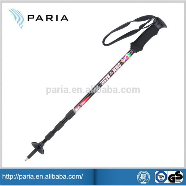 Anti Shock & Retractable cheap carbide tip walking stick, trekking pole carbide tipped - Image 5