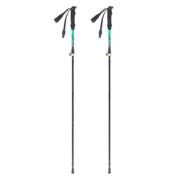 Wholesale Durable Collapsible Walking Stick Canes EVA Handle Hiking Climbing Poles Folding Trekking Poles