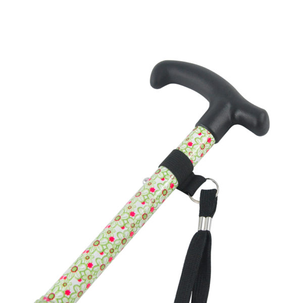 Foldable Aluminium Light Weight Walking Cane Walking Stick Foldable trekking pole - Image 3