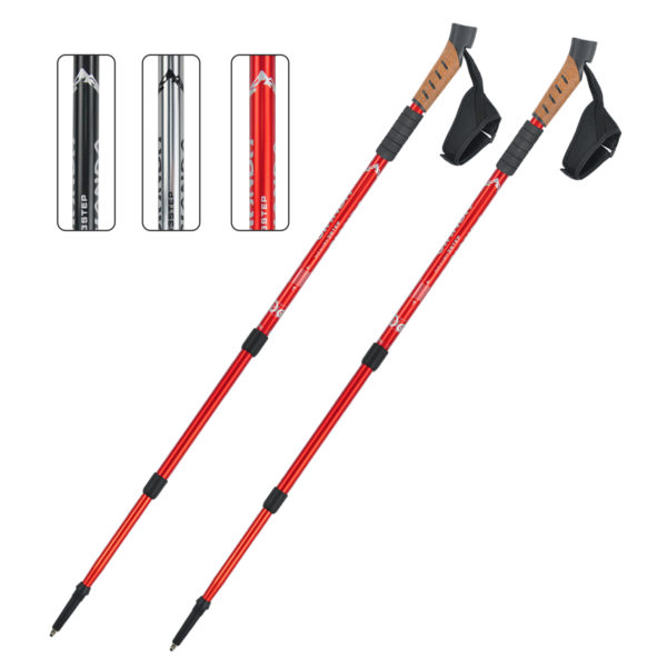 High quality free design custom trekking pole adjustable nordic walking stick - Image 6