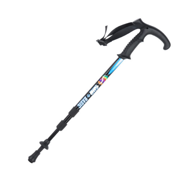 Anti Shock & Retractable cheap walking stick for hiking, telescopic walking stick