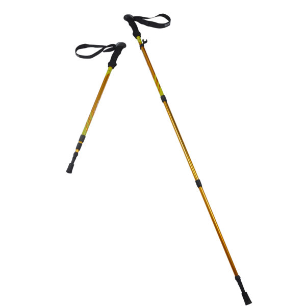 Custom adjustable hiking stick moutain-climbing three-section lock trekking poles - Image 6