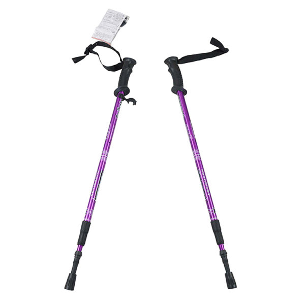 Factory price aluminum telescopic walking stick, adjustable walking stick