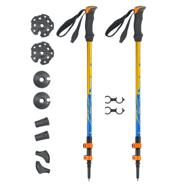 GS approved factory price telescopic trekking stick aluminium - Image 6