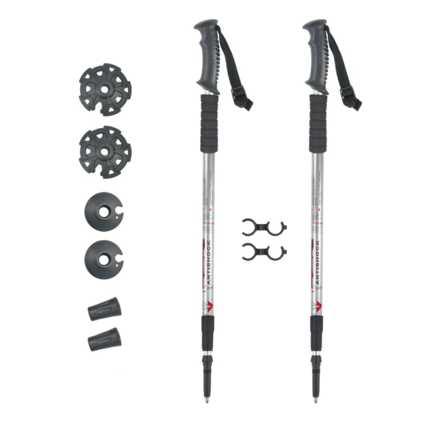 GS approved retractable canes, adjustable trekking pole, aluminum telescopic walking stick