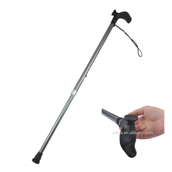 Collapsible Aluminum walking stick for old people, old man walking stick