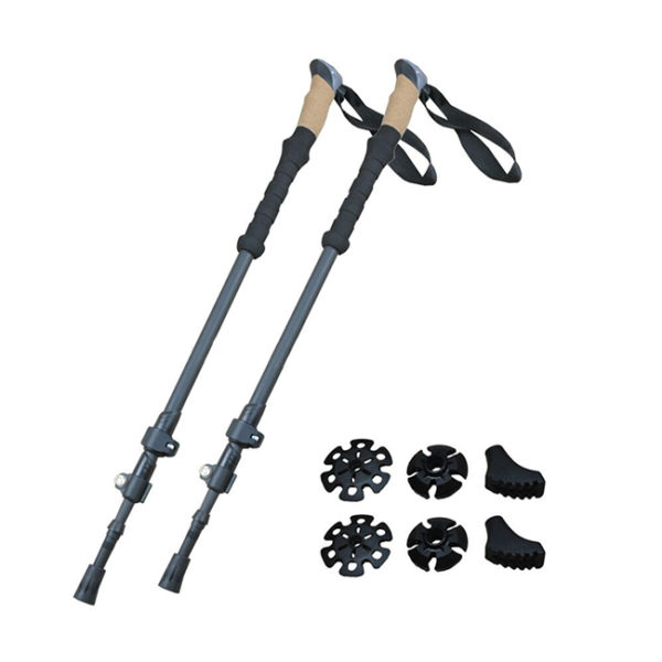 TUV GS approved carbon fiber hiking pole, carbon fiber telescopic trekking pole, climbing pole carbon