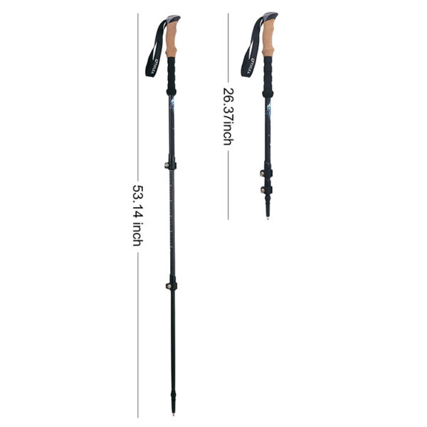 Hot Sale Latest China OEM/ODM EVA grip handle aluminum walking pole - Image 5