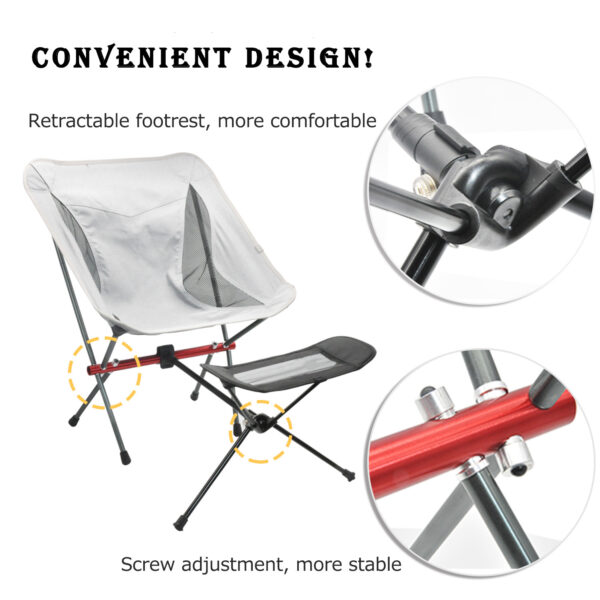 Aluminum Camping Moon Chair - Image 2